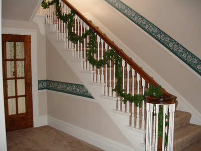 Garland on the Stairs