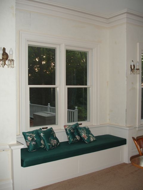 Window Seat in Dining Room